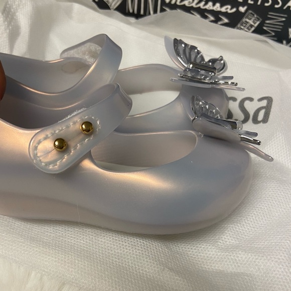New! Mini Melissa UltraGirl Butterfly Mary Jane fly BB size 5c - Picture 6 of 7